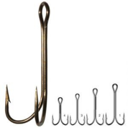 Двойные крючоки VMC 8918 BZ № 4 (10шт)