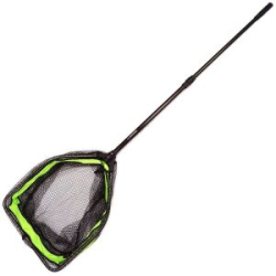 Подсак Kosadaka алюминиевый складной со съёмной телескопической ручкой 53*46*180см, прорезиненная сетка полиэстер (LNTFAP2)