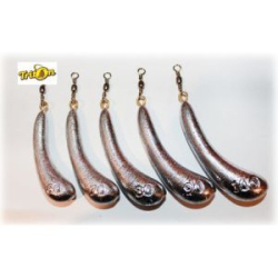 Грузило Банан с ушком и вертлюгом 100гр (5 шт)