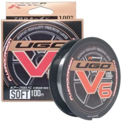 Поводковый материал YGK X-Braid F-UGO V6 Soft 100m #3.5-14lb
