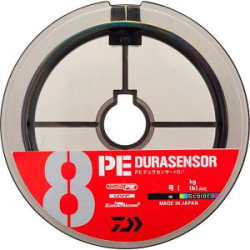 Леска плетеная Daiwa UVF PE Dura Sensor 8Braid +Si² [10m x 5colors] 300m #1.5 (26lb)