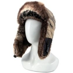 Шапка-ушанка Следопыт Ranger, мембрана/полиэстер/хлопок, шиншилла, цв. камуфляж, р-р XL