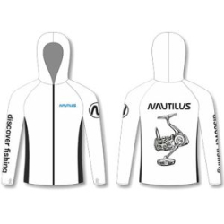 Джерси с капюшоном Nautilus Black and white р-р XL