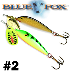 Blue Fox Vibrax Minnow Spin №2
