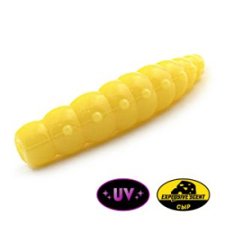 Личинка Rampage Trout Hunting Battle Pupa 1.7" цв.#074 - Banana UV