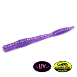 Слаг Rampage Dying Worm 3.1" цв.#023 - Violet Ghost UV