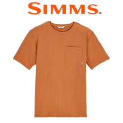 Simms Harbor Pocket T-shirt, Stonefly