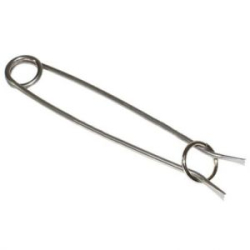 Зевник металлический Mifine 59008, застежка - кольцо, 17см