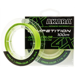 Шнур Akara Competition Green 100 м 0,14