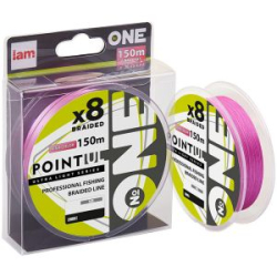 Плетёный шнур Iam №ONE PointUL Х8 150m (pink) d0.5 PE