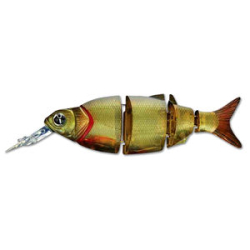 Воблер Izumi Shad Alive 5 section white fish 105 SD Floating цв. 8