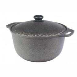 Кастрюля с крышкой Азиатка 3л Силумин (ГКА03)