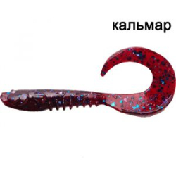 Силиконовая приманка Crazy Fish King Tail 2.5" 27-65-73-6 кальмар цв. blue ruby (синий рубин)