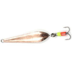 Блесна вертикальная "Яман" Лыжа с тройником 40мм 3,2гр. цвет никель/медь