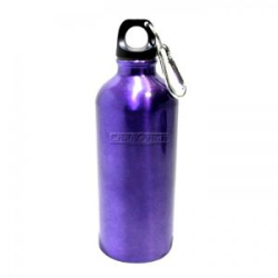 Бутылка питьевая "Следопыт", алюминиевая, с карабином, 600 мл