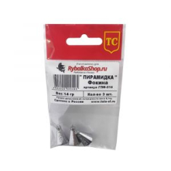 Груз Тула "Пирамидка Фокина" для джиг-рига 4,0г. 3шт.