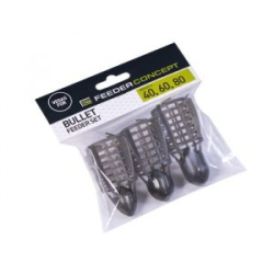 Кормушки фидерные FC Vegas Bullet Сетка 40 60 80г 3шт. набор
