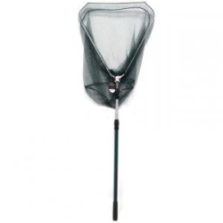 Подсак треугольный Mifine KX-CE700, сетка, черный (голова 70, L-220см, 3 секции)