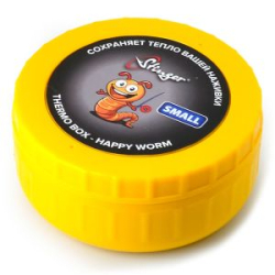 Термокоробка Stinger Happy Worm, 75мм, желтая