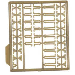 Фиксаторы для крепления бойлов Mikado прозрачные (уп.-2 х 63шт.) (AMC-11504-07-T)