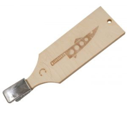 Доска разделочная с прищепкой для рыбы "Следопыт", 500х150х60