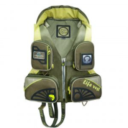 Жилет страховочный Aquatic ЖС-01X (цвет: хаки, размер 48-50)