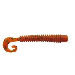Твистер Mottomo Jim Worm 6,2см Orange Oil Flake 6шт.