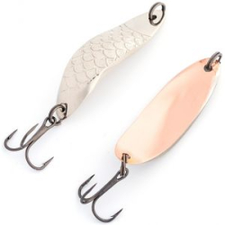 Блесна колеблющаяся Akara Action Series River Trout 60 18 гр. цвет Sil-Cu