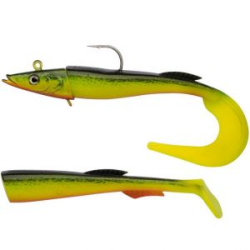 Приманка мягкая огруженная Berkley Power Sandeel 21cm 130g цвет Hot Cod