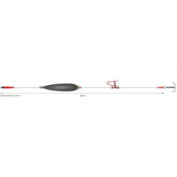 Монтаж на сома Mikado Set II Adjustable Combi Rig With Rattle (200см, попл.10г) (HIC094-3/0)