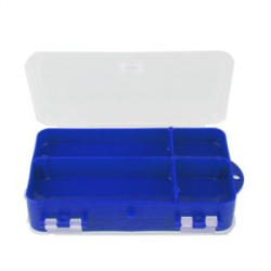 Коробочка для оснастки Helios двухсторонняя (синяя)
