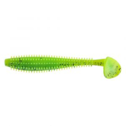 Силиконовая приманка Helios Shaggy 3,35"/8,5 см Pepper Lime 5шт. (HS-16-009)