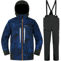 Костюм рыболовный демисезонный Graff (Bratex 20000, синий камо) 607-В-9/707-В-1-3XL/176-182