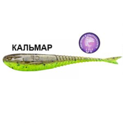 Силиконовая приманка Crazy Fish Glider 3.5" 36-90-4d-6 кальмар цв. chart swamp (шартрес болото)