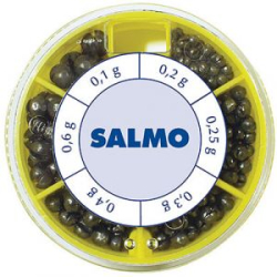 Грузила набор Salmo Дробинка PL 6 секций крупные 70г