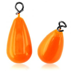 Груз крашеный Призёр "Колокол" с быстросъемной застежкой 30 гр, цвет 03-оранжевый, 3 шт/упак