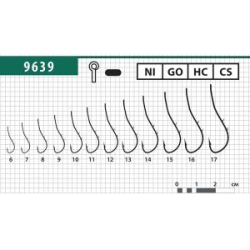 Крючки Maruto 9639 Ni №08 (8шт/уп)