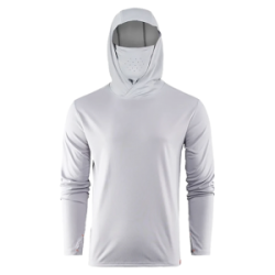 Худи Grundens Tough Sun Masked Hoodie, Mist, S