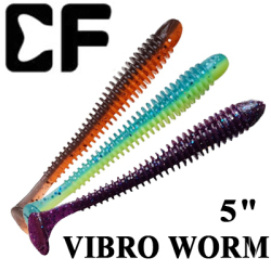 Crazy Fish Vibro Worm 5"