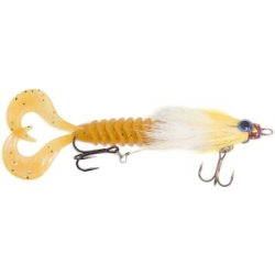 Приманка RSK Fishing MAUS XS (диаметр головы 10 mm) 13см 17гр -Желто-белая голова, хвост горчичный