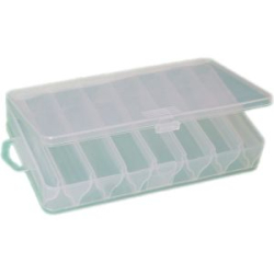 Коробка для воблеров Kosadaka TB-S32-CL, 19.5*11*3.6см, двухсторонняя, прозрачная