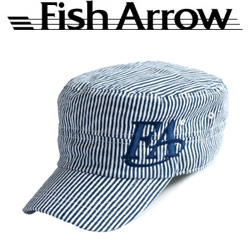 Fish Arrow Work Cap HICKORY