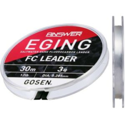 Леска Gosen Answer Eging FC Leader [Natural] 30m #2.5 (10lb) (4549203027941)