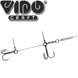Vido Craft Spring Lock Big Size титановый стингер со спиралью (VD-TiSL)
