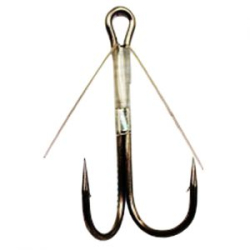 Крючок двойник незацепляйка Koi Weedless Double Hook, размер 1/0 (INT), цвет BN, (5 шт.)