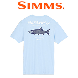 Simms Tarponwear T-Shirt, Sky Blue