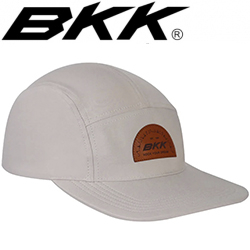 BKK Logo Five Panel Hat Beige