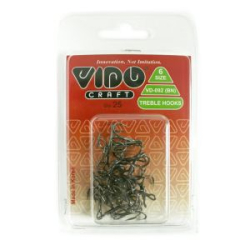 Тройник Vido Craft Treble Hooks VD-092 (TN) уп. 10 шт. # 1/0