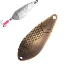 Блесна колеблющаяся Mikado Dancer №4/23гр./8,5см - старое золото