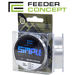 Feeder Concept Simple Hard Power Mono Clear 50m